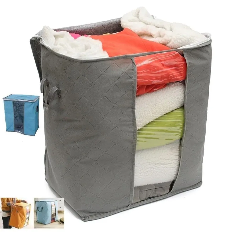Caixa Dobrável para Roupas Caixa Dobravel Roupa Armazenamento Guarda Grande 50cm Organizadora - Tudo em Caixa - Utilidades Domesticas