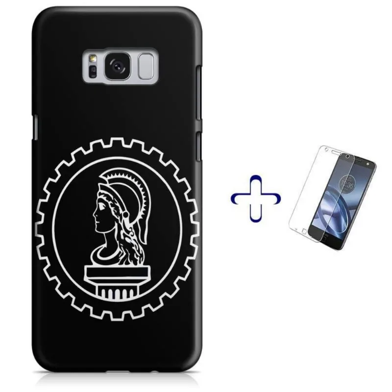Kit Capa Galaxy S8+ Plus Simbolo Engenharia +Pel Vidro(BD03)