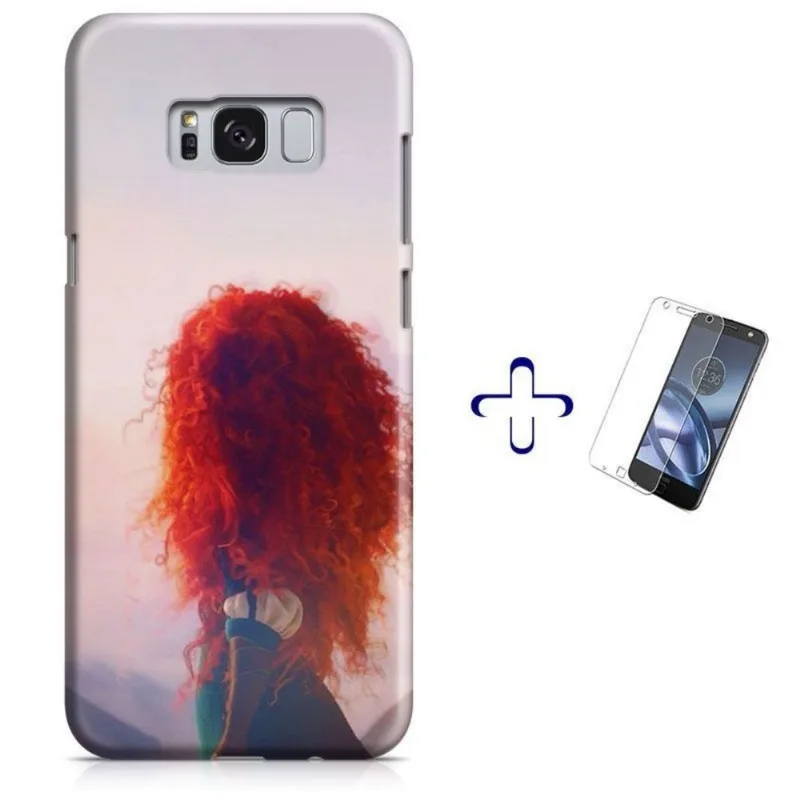Kit Capa Galaxy S8+ Plus Merida + Pel Vidro (BD03)