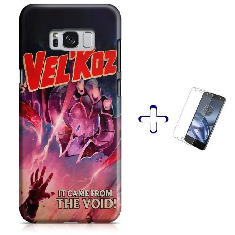 Kit Capa Galaxy S8+ Plus Vel Koz + Pel Vidro (BD03)