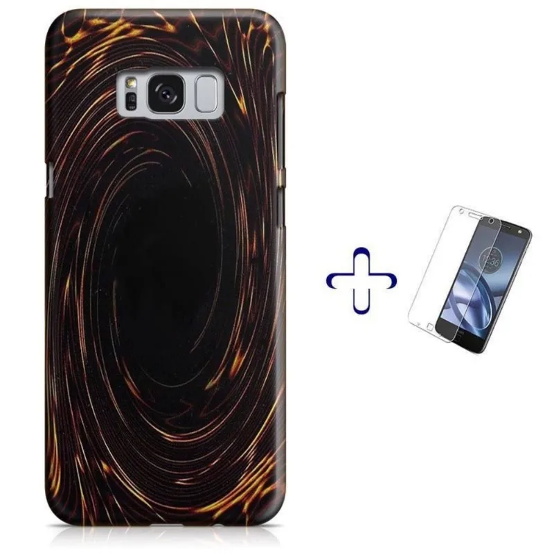 Kit Capa Galaxy S8+ Plus Yu Gi Oh + Pel Vidro (BD03)