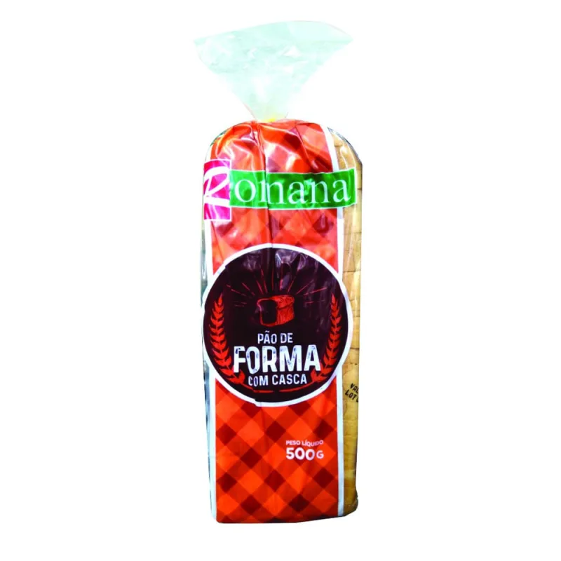 Pão de Forma Integral Romana com Casca 500g - Romana