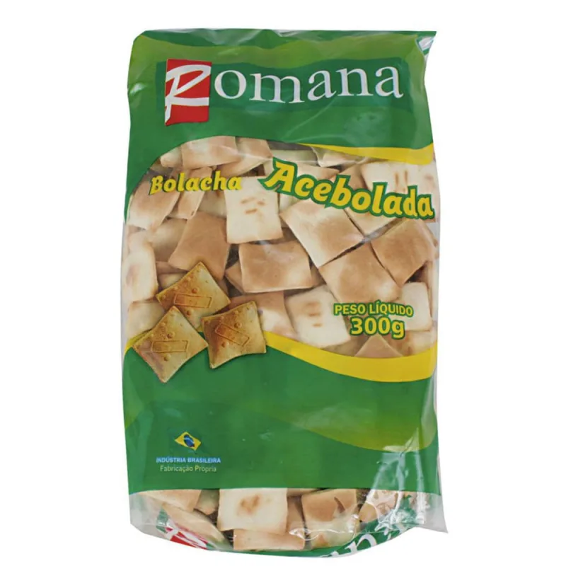 Bolacha Romana Acebolada 300g - Romana