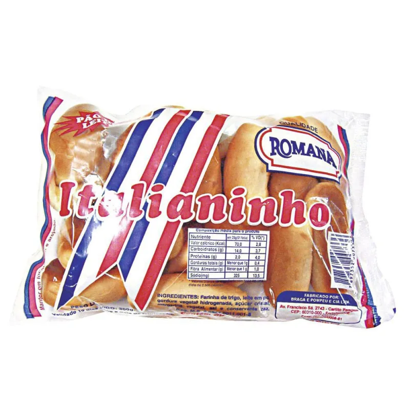 Pão de Leite Romana Italianinho 300g - Romana