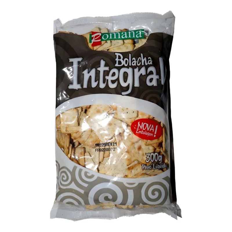 Bolacha Integral Romana 300g - Romana - Padaria