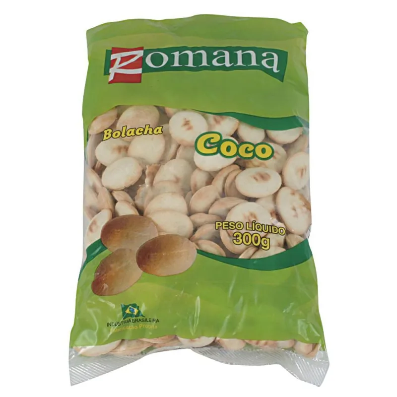 Bolacha Romana Coco 300g - Romana