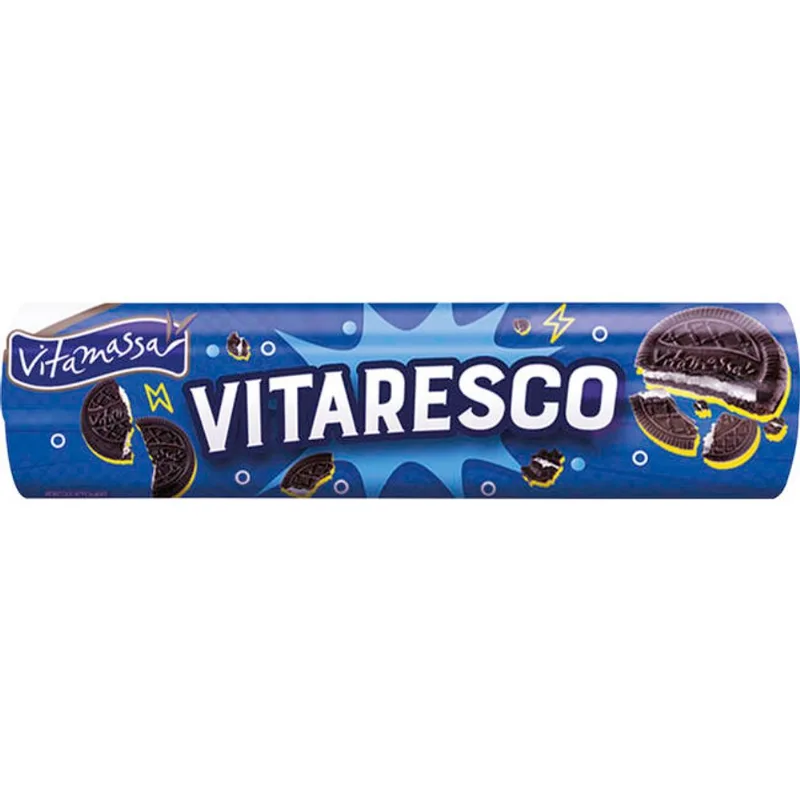 Biscoito Recheado Vitamassa Baunilha 130g