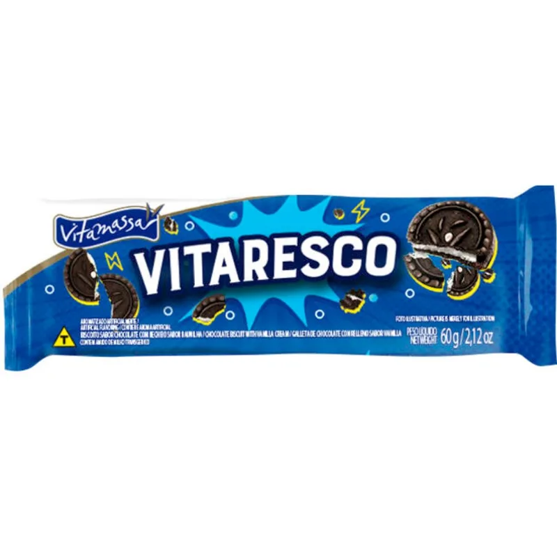 Biscoito Recheado Vitamassa Vitaresco 60g