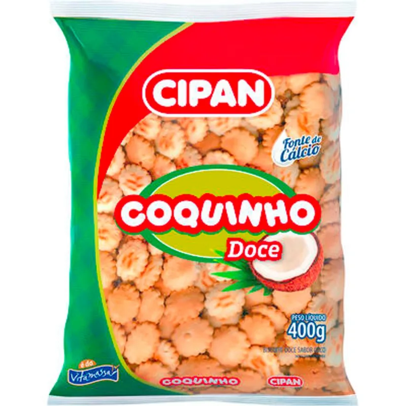 Biscoito Cipan Coquinho Doce 400g