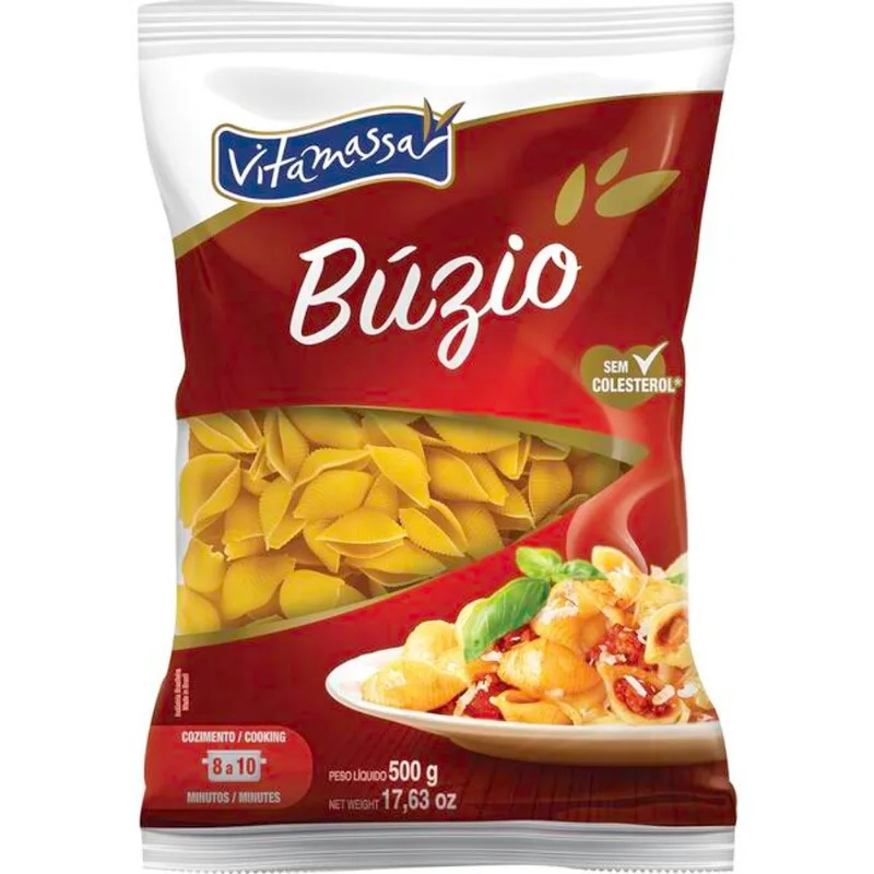 Macarrão Comum Vitamassa Búzio 500g