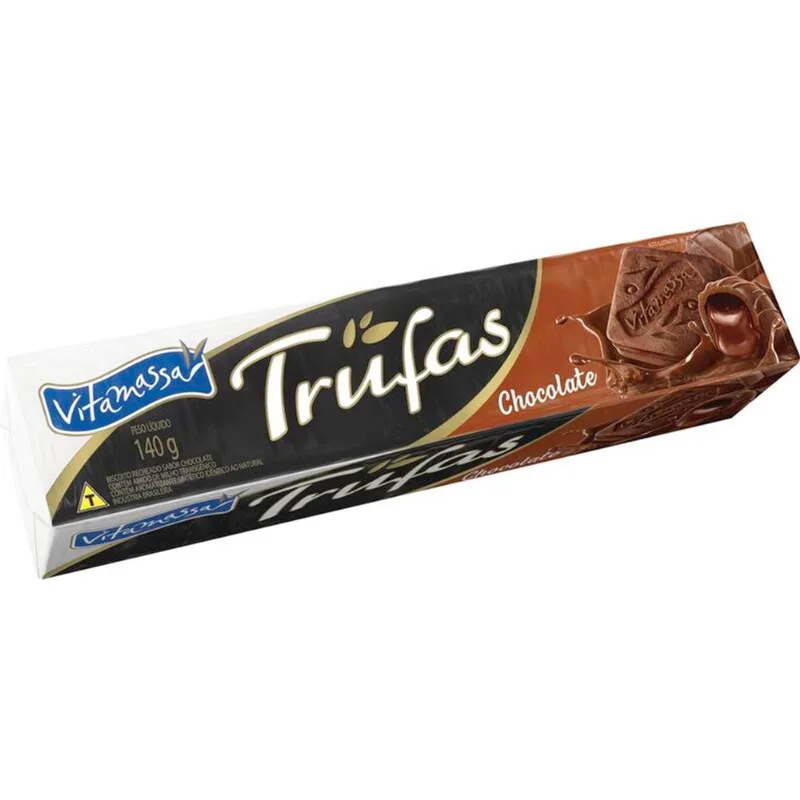 Biscoito Vitamassa Trufas Chocolate 140g