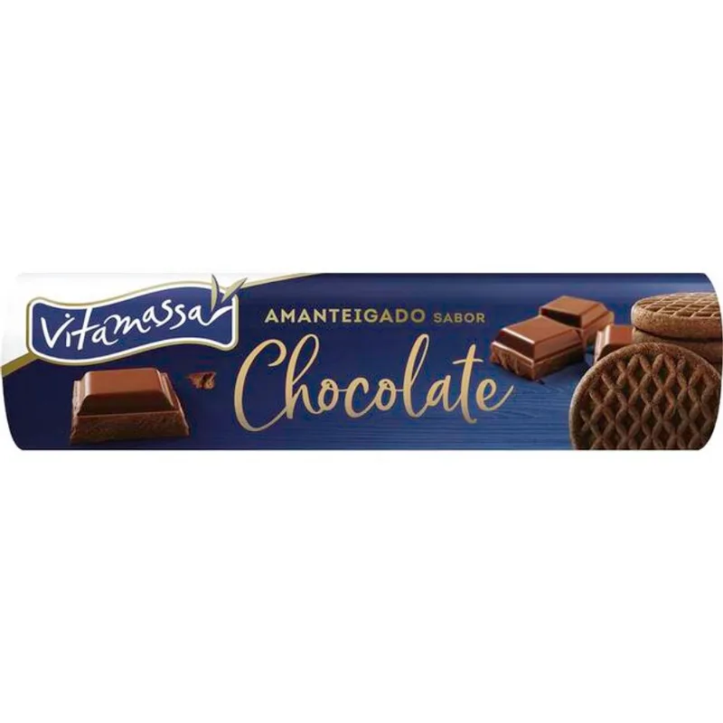 Biscoito Amanteigado Vitamassa Chocolate 120g