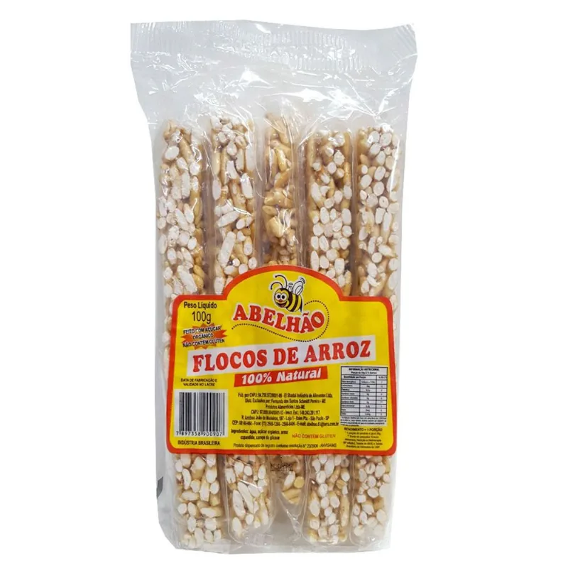 Arroz Caramelizado 5X20g - Abelhão
