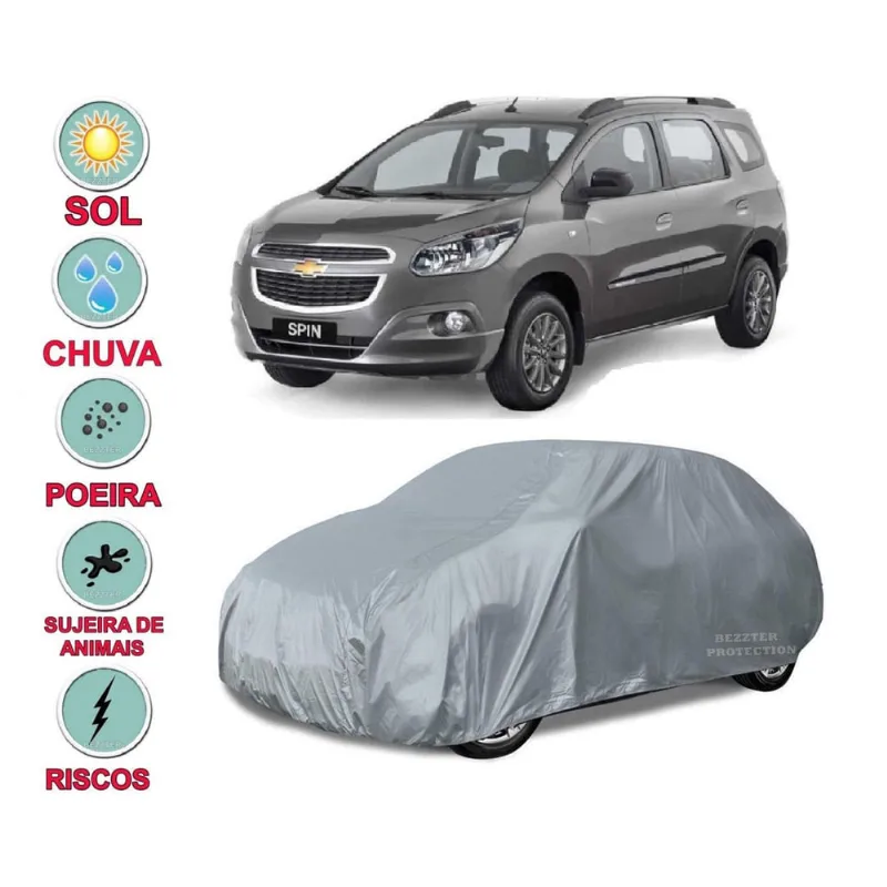 Capa Cobrir Carro Spin Impermeável Proteção Bezzter