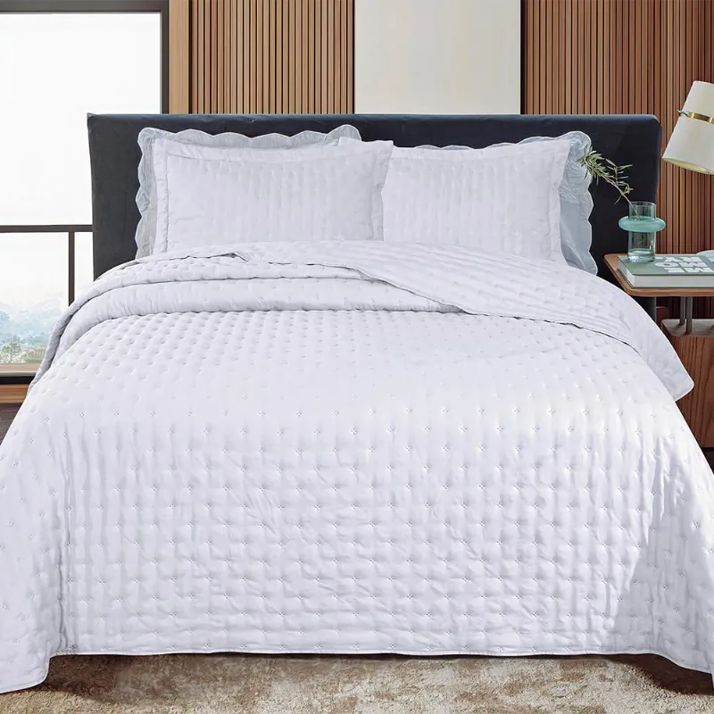 Colcha Super King Jolitex Stillus 3,00X2,80M Branco