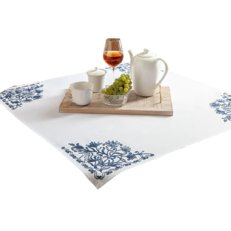 Toalha de Mesa 85x85cm Holanda Jolitex - jolitex - Cama, Mesa E Banho