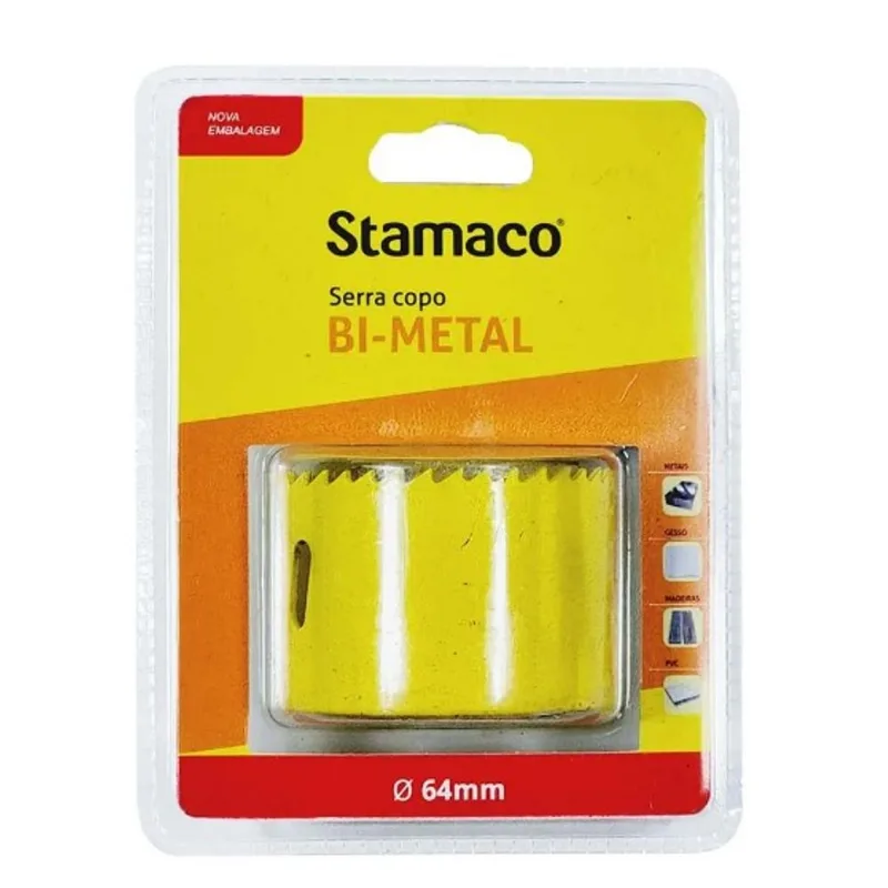 Serra Copo Bi Metal 64mm Stamaco