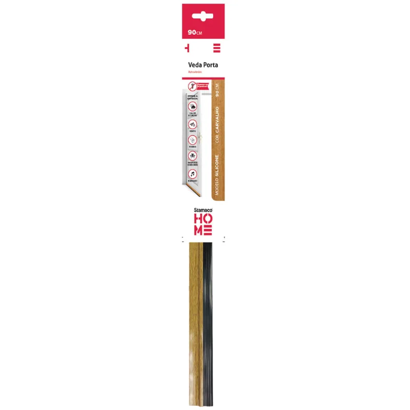 Veda Porta PVC Stamaco 90 CM Carvalho - STAMACO