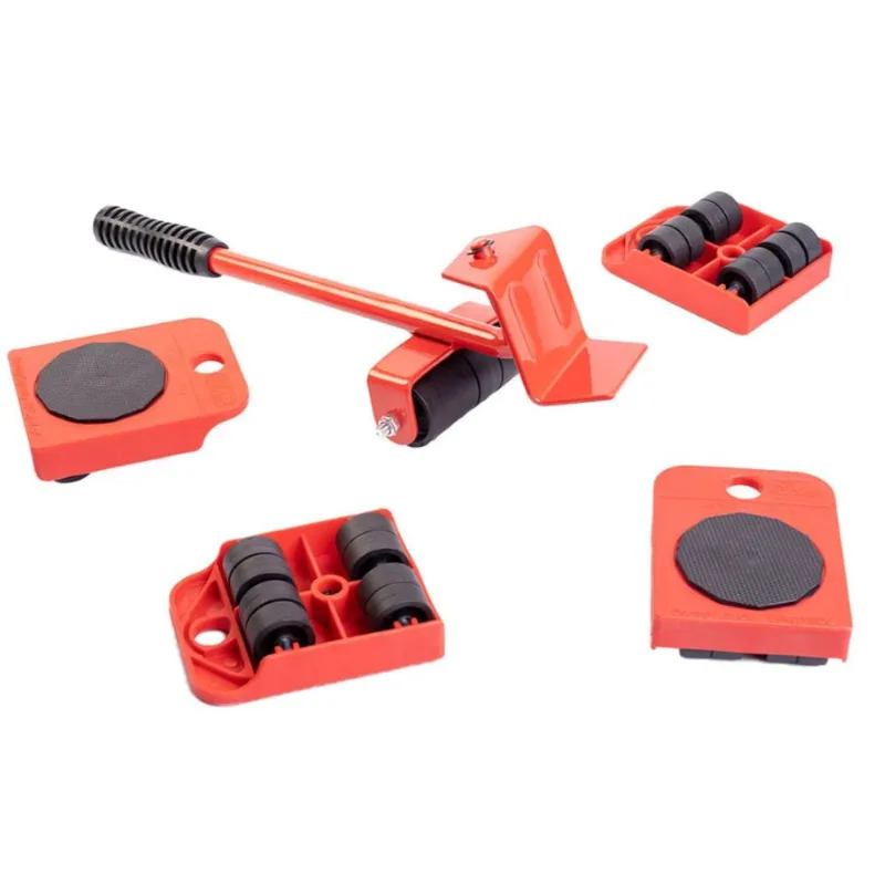 Move Fácil Kit 4 Carrinhos Movedor Móveis Pesados Casa Caso Transportador Para Mudança Geladeira Fogão Sofá - CasaCaso - Bebês