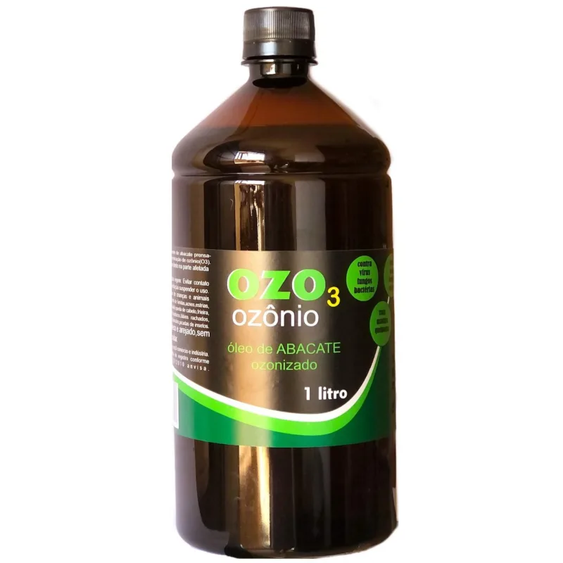 Óleo De Abacate Ozonizado 1 Litro Pele Hidratada - Não Informado