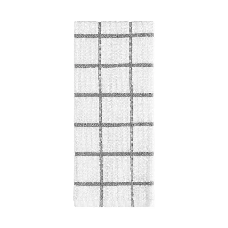 Pano De Copa Urban Square 100% Algodão 40cm X 70cm Cinza Copa & Cia