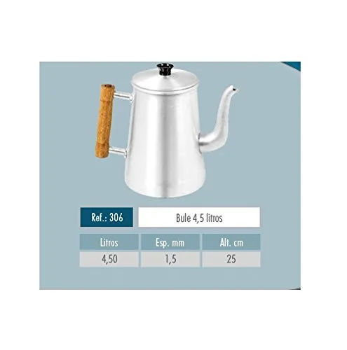 Bule Aluminio Asj 4,5lts