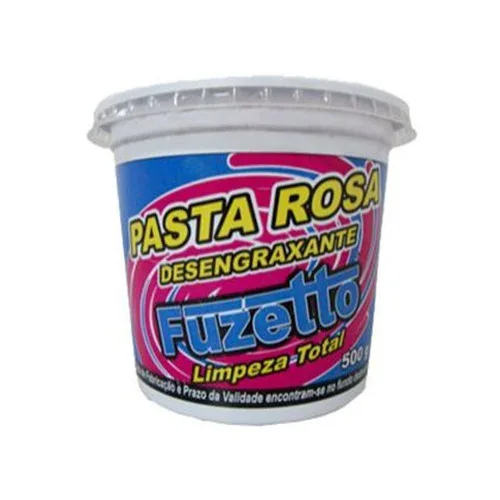 Pasta Rosa Desengraxante Fuzetto - ROSA - Higiene E Beleza