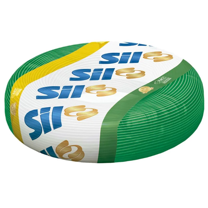 Cabo Flexível 2,5MM 50 Metros 750V Verde SIL Fios