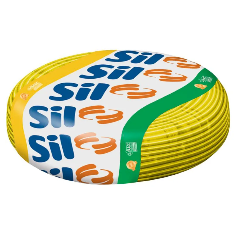 Cabo Sil FlexSil 750 V 50m Amarelo 1.5mm²