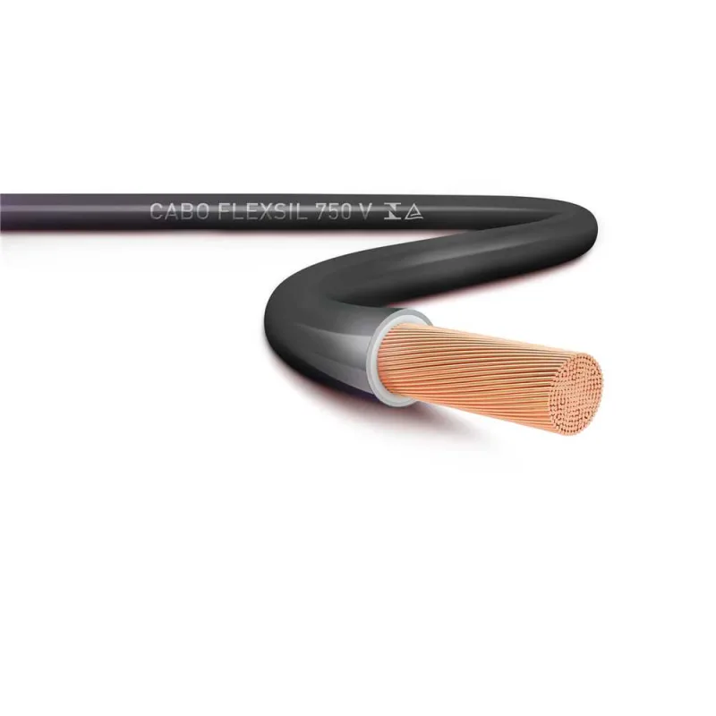 Cabo PVC Flexível 750 V 2,50 mm² Preto com 25 metros - SIL - SIL