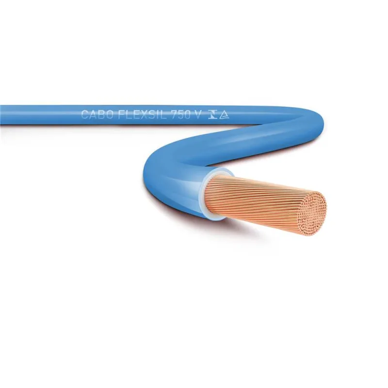 Cabo flexível 750 V 6 mm² x 25 metros azul - SIL - SIL