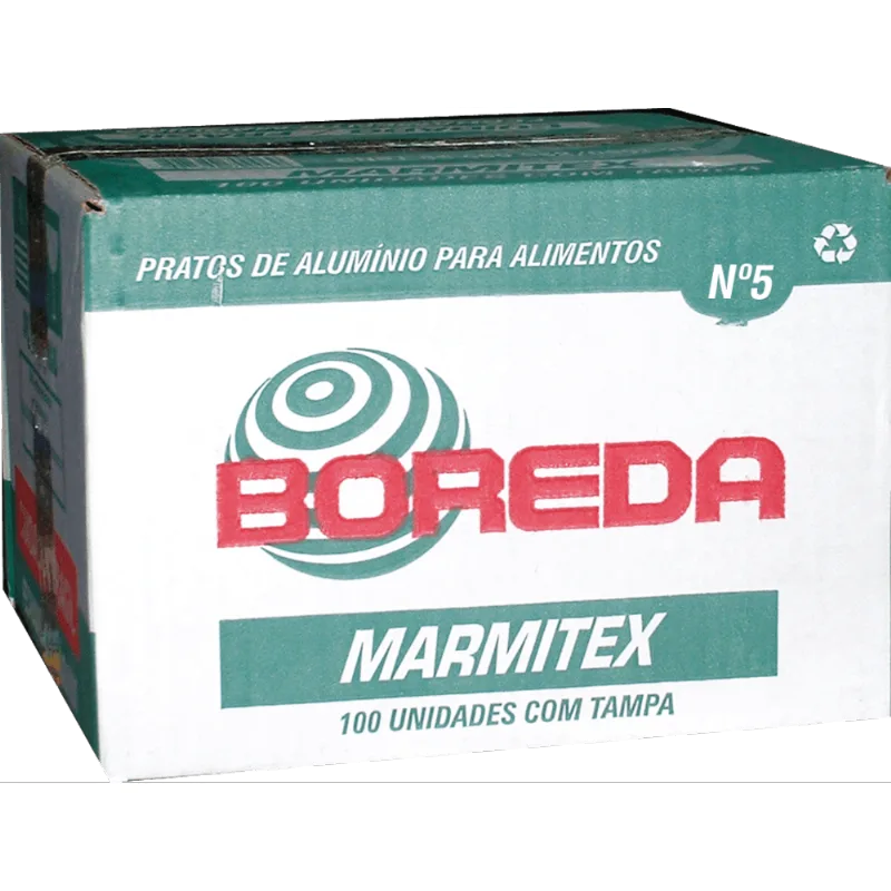 Marmitex Boreda N5 Cx-100un Fch Man Desc - BOREDA
