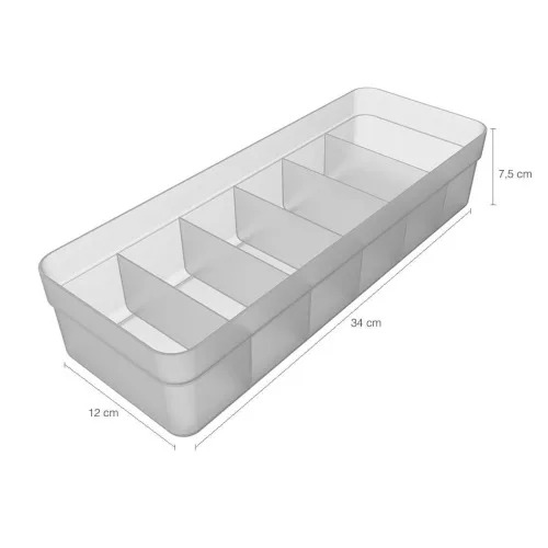 ORGANIZADOR PARA GAVETAS COLMEIA ORGANIZADORA LOGIC GRANDE NATURAL - NATURAL