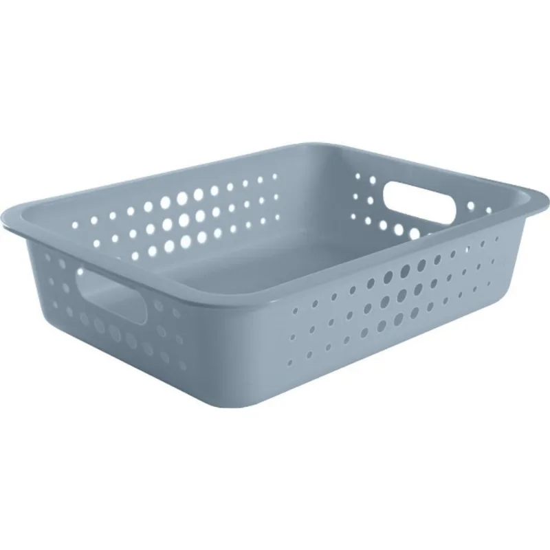 Cesta Organizadora G Baixa Azul Glacial