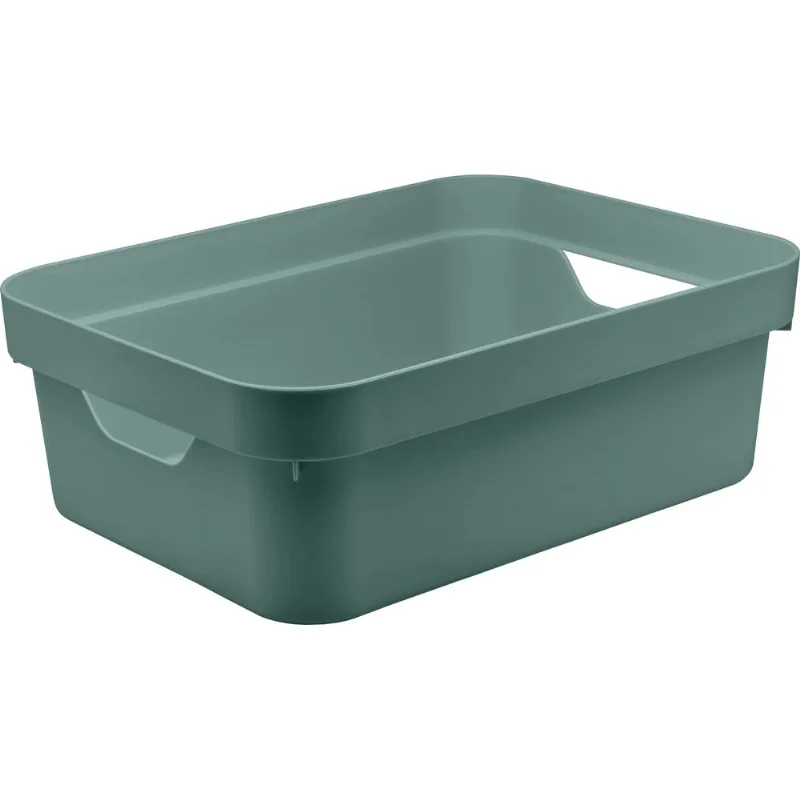 Caixa organizadora cube M, verde eucalipto - Ou