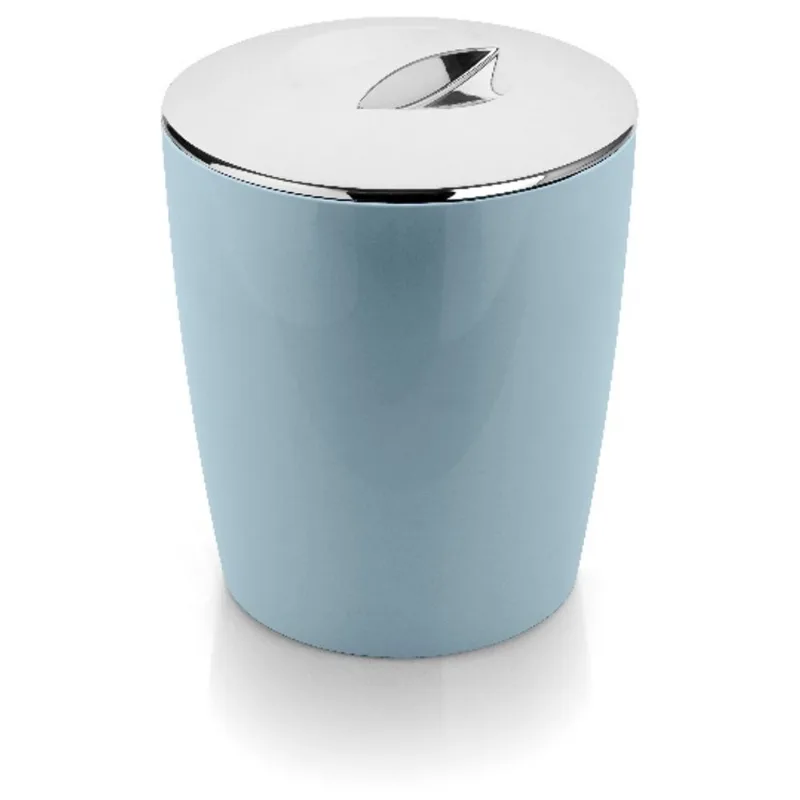 Lixeira 5L de Poliestireno Cromo Vitra Azul Glacial Ou