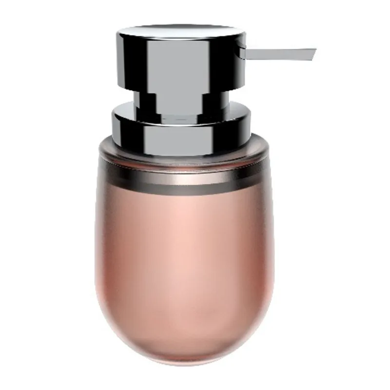 Porta Sabonete Líquido Belly Soft Rose 400mL Nude Translúcido Ou