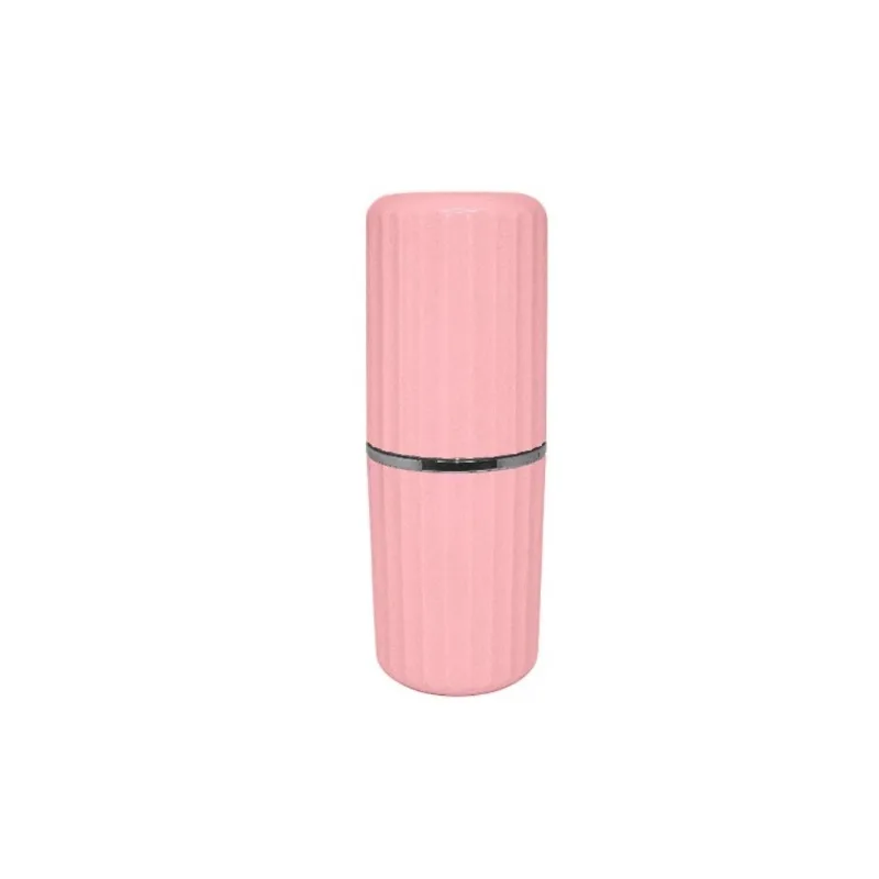 Porta Escova de Dentes Groove Rosa Quartz Ou