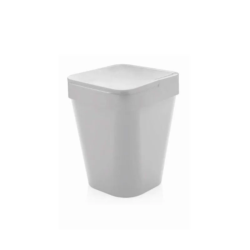 Lixeira izzy 5 litros, branco - Ou