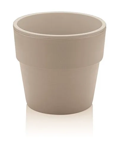 Vaso Ou C/aro Bege Grande - OU - Papelaria