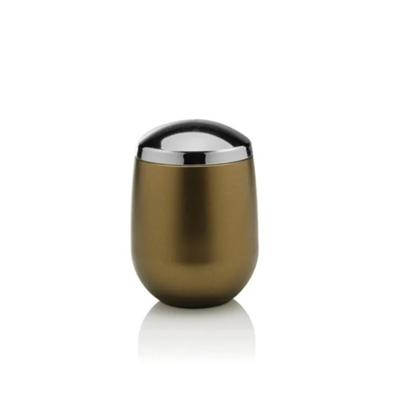 Porta Algodão Cotonete New Belly Vintage Dourado Martiplast