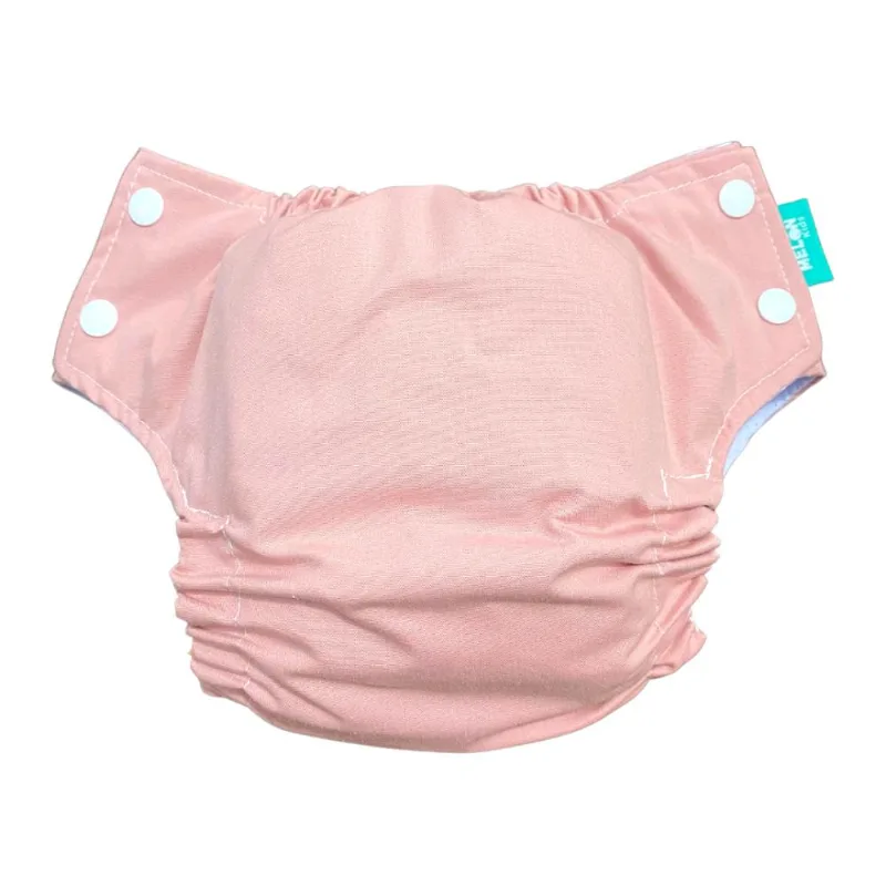 Fralda Ecológica XXG Com Absorvente Lisa Nude