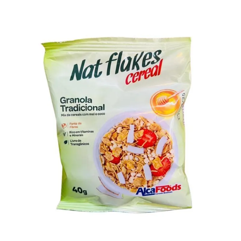 Granola Sachê 40G Tradicional Alcafoods