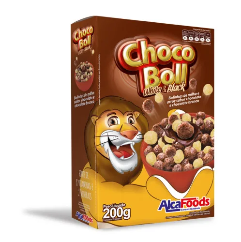 Cereal Alcafoods Choco Boll 200g White/black - BLACK - Mercearia