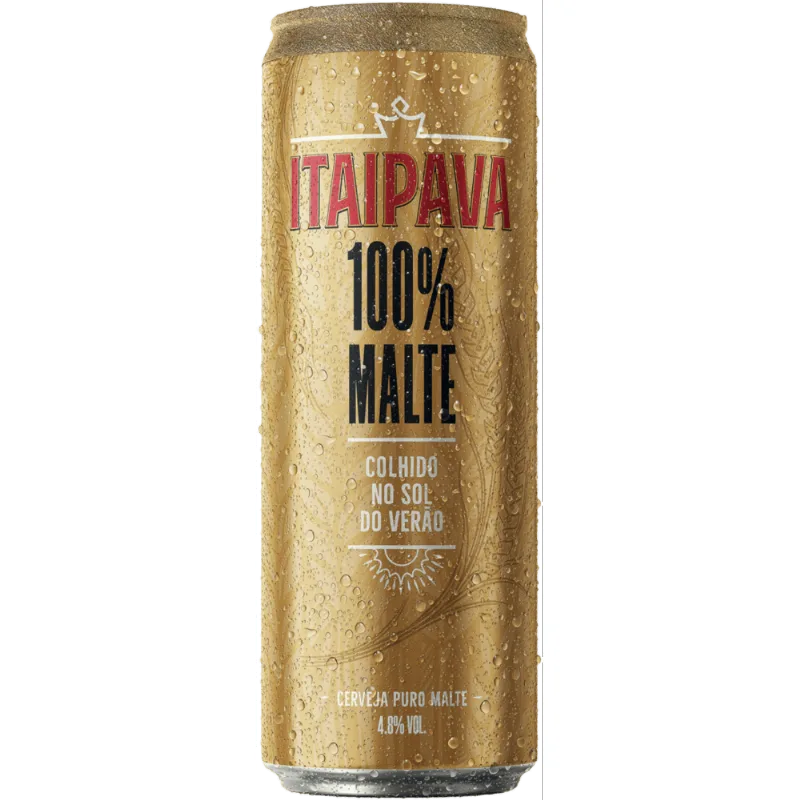 Cerveja 100% Puro Malte Itaipava Lata 350ml