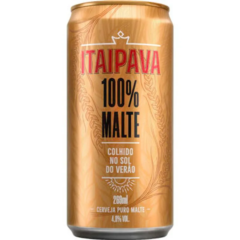 Cerveja Itaipava 100% Malte 269ml
