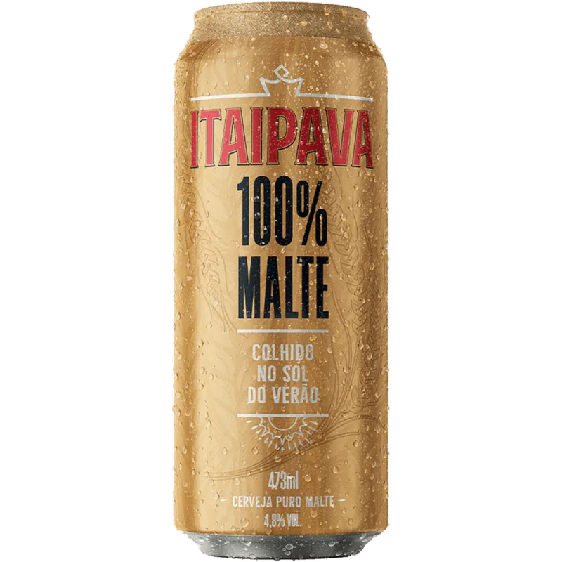 Cerveja 100% Puro Malte Itaipava Lata 473ml