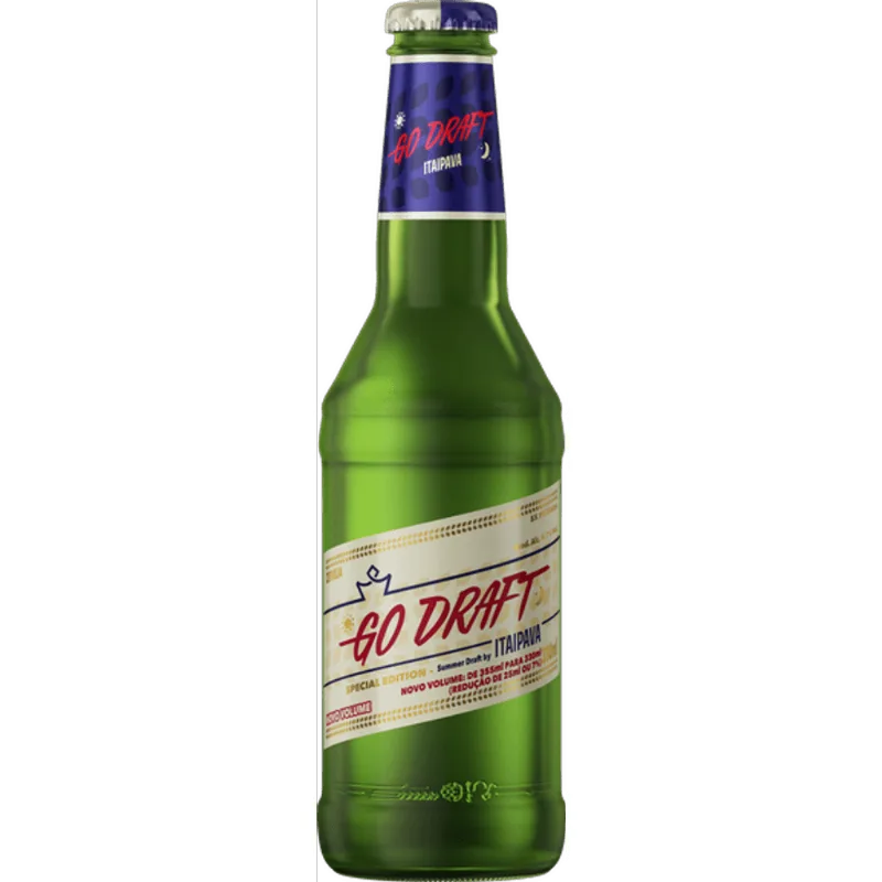 Cerveja Go Draft Itaipava Pack com 6 Unidades de 330ml Cada