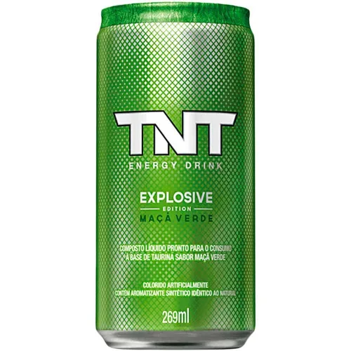 Energético Maçã Verde Tnt Lata 269ml - TNT