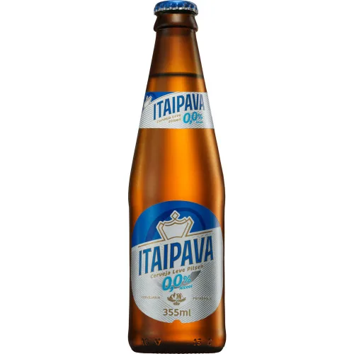 CERVEJA ITAIPAVA 0%ÁLCOOL 355ML L N - ITAIPAVA